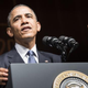President Barack Obama speaks at the Lyndon B. Johnson Presidential Library April 10, 2014, in Austin, Texas, as he attends a Civil Rights Summit to celebrate the 50th anniversary of the Civil Rights Act of 1964.
BRENDAN SMIALOWSKI/AFP/Getty Images